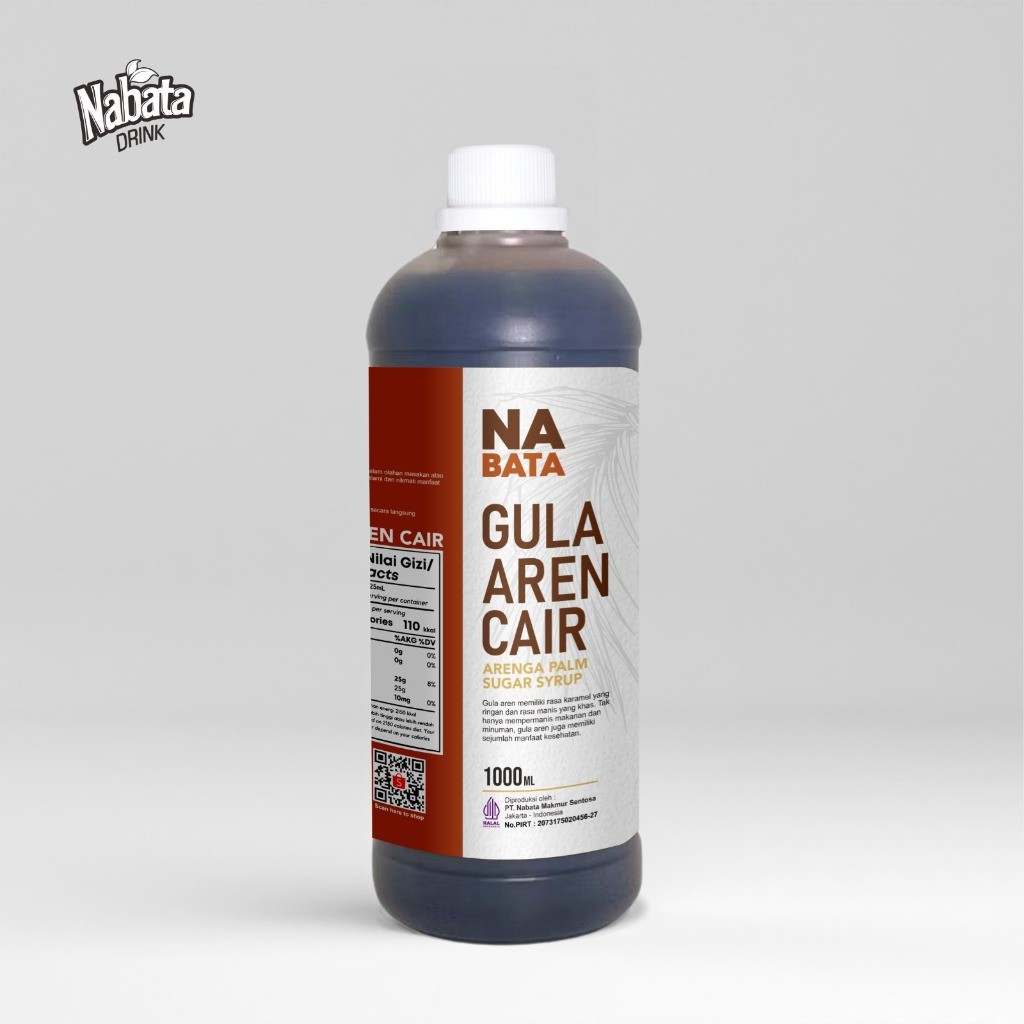 

Gula Aren Cair 1 Liter Asli 100% - Palm Sugar Cair Original 1000 Ml untuk Kopi Coffee Kafe