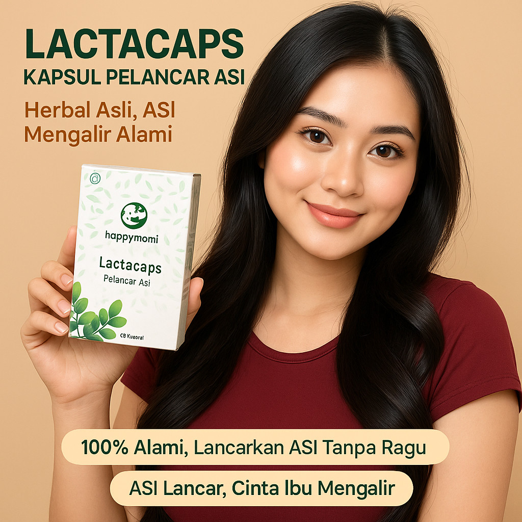 Katuk Kapsul Original Lactacaps / ASI BOOSTER / PELANCAR ASI / Daun Katuk / Kapsul Katuk Al-Barru