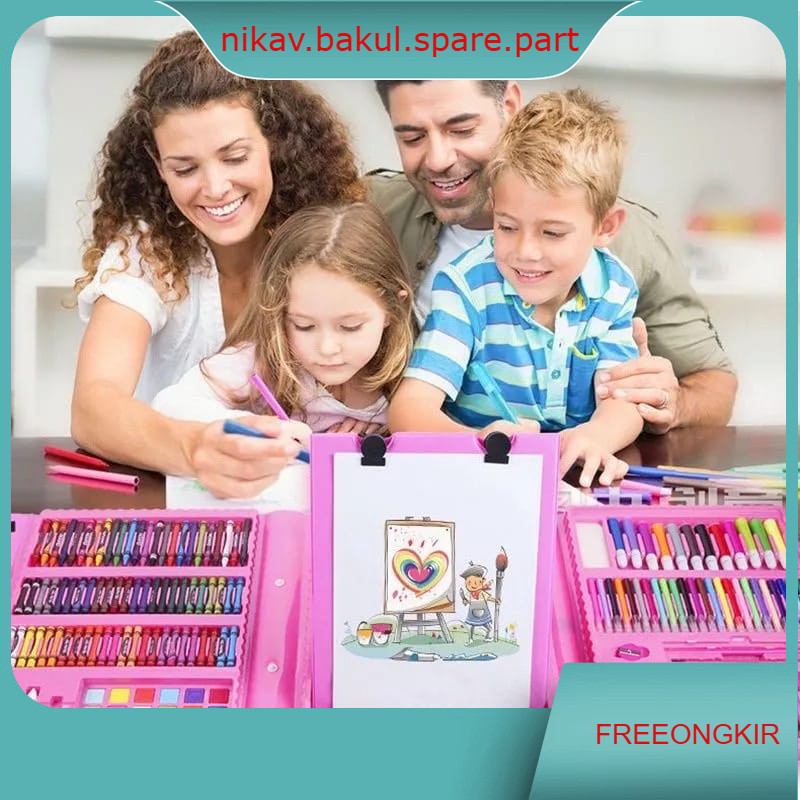 

208PCS SET MEWARNAI/PENSIL CRAYON ( ALAT MENGGAMBAR DAN MEWARNAI )