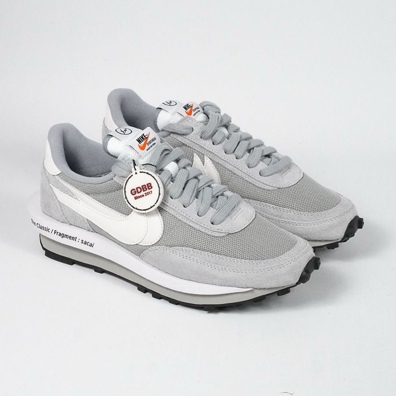 Nike LD Waffle SF Sacai Fragment Design Grey Light White Black