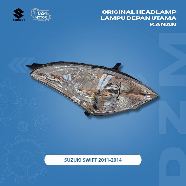 Original Headlamp Lampu Depan Utama Kanan Suzuki Swift 2011 2012 2013 2014