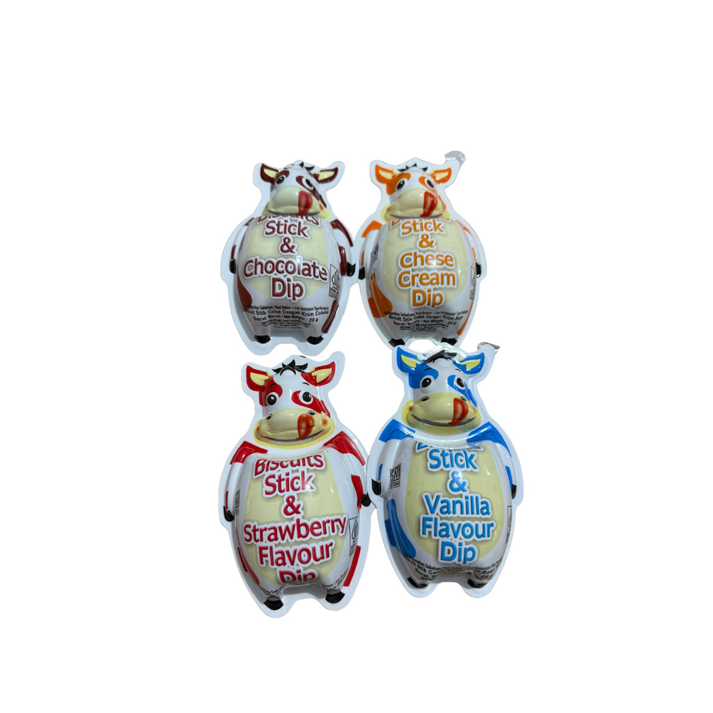 

[GROSIR 10 PCS] Biskitop Biskuit Dipping Sapi - Stik Biskuit Dip Rasa Coklat/Vanilla/Keju/Stroberi 35 gr | Jajanan Snack Grosir Termurah