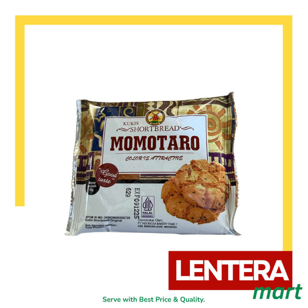 

MOMOTARO Roti Kering Kukis Rasa Original/Cokelat @45gr LenteraMart