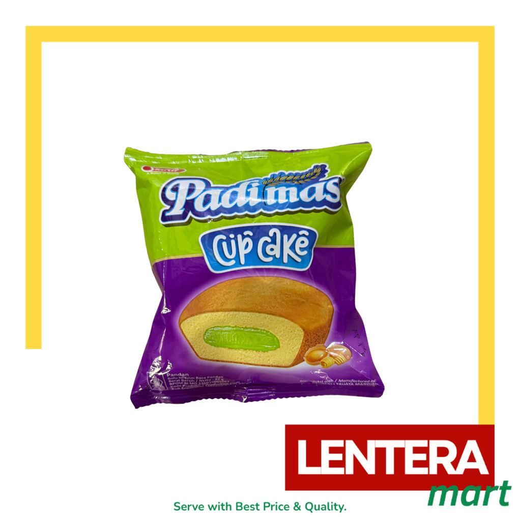 

Padimas Cupcake Bolu Lembut Rasa Cokelat/Stroberi/Pandan 42gr LenteraMart
