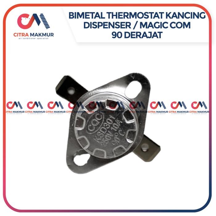 R3N0 Thermostat Dispenser Magic Com Jar Rinnai 90 derajat Yong Ma Sanken Bimetal Sensor Suhu Thermo 