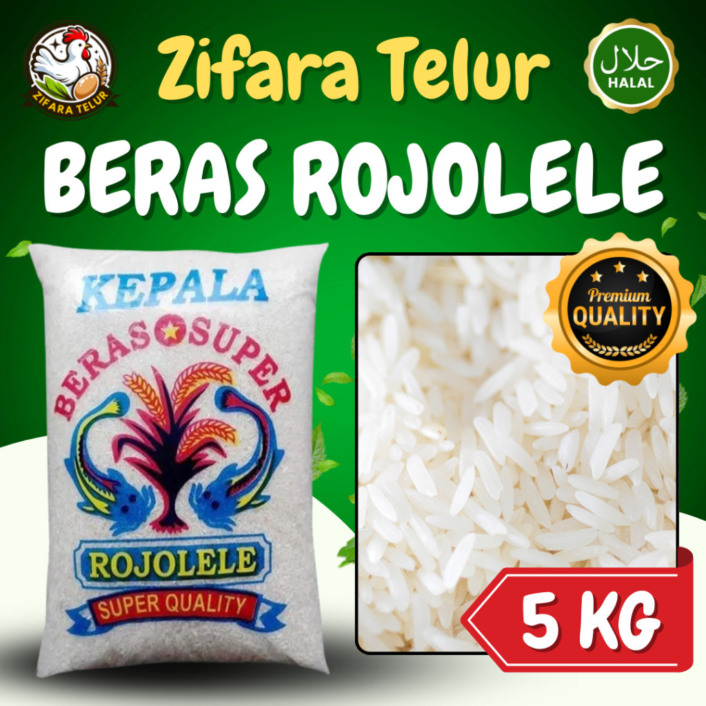 

Zifara Telur - Beras Rojolele 5 kg Kualitas Super