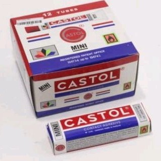 (1LUSIN) LEM CASTOL MINI CONTACT ADHESIVE TUBE 14CC ASLI - HARGA GROSIR
