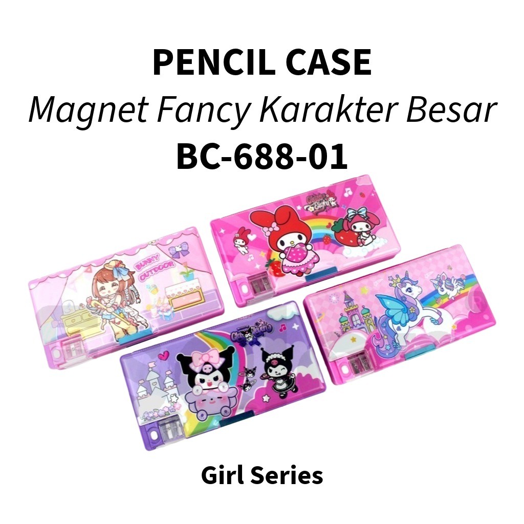 

❤️️Kotak Pensil Magnet Size Besar BC-688-01 / Tempat Pensil Karakter❤️️