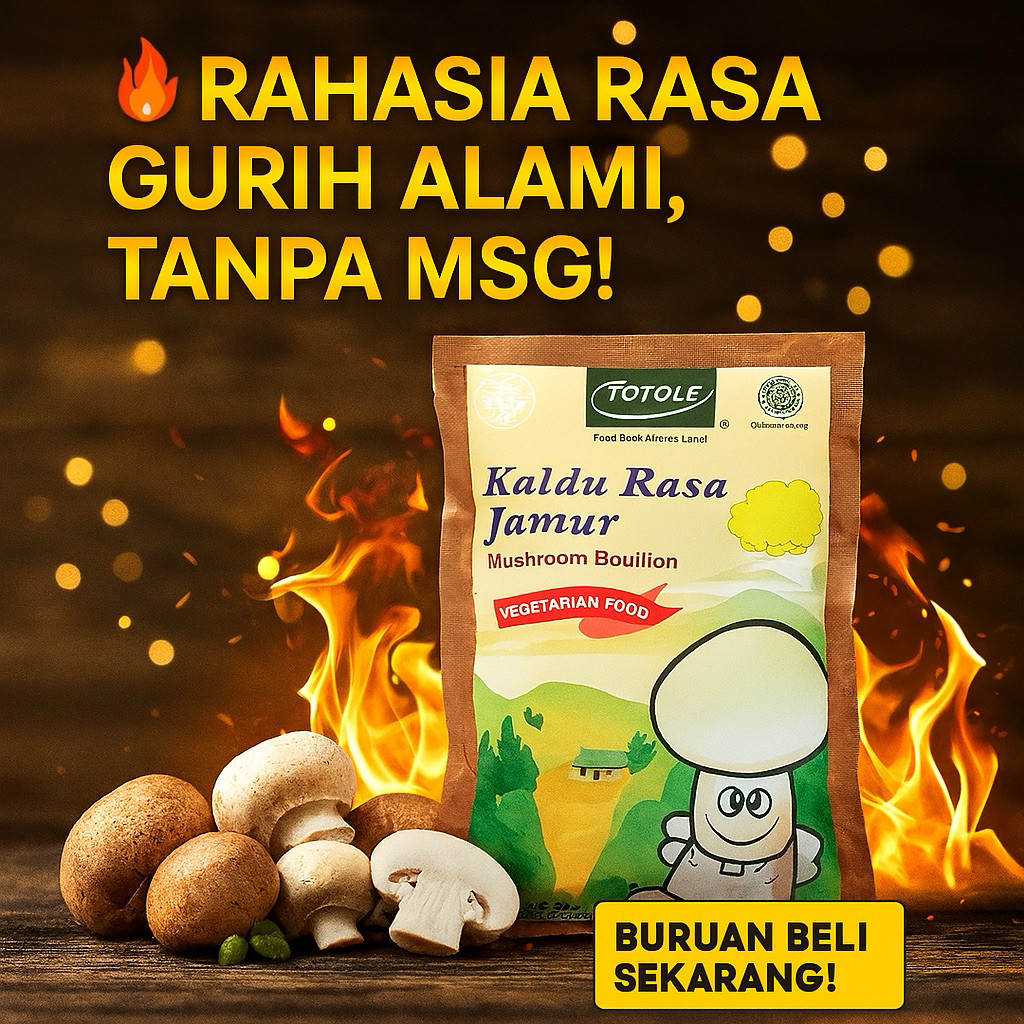 

Totole Kaldu Jamur 400g – Rahasia Rasa Gurih Alami, Tanpa MSG!