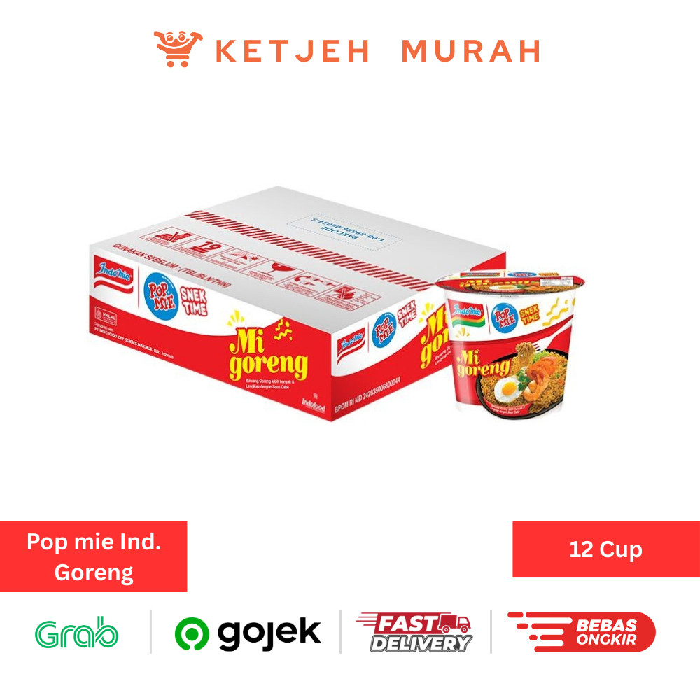 

Pop Mie Mie Instant Cup Jumbo Goreng Rasa Indomie Goreng 1 Dus isi 12 Pcs