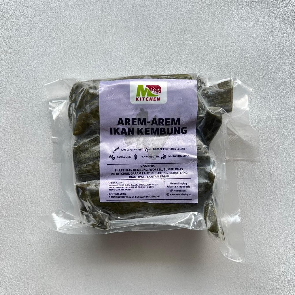 

MD KITCHEN Arem-Arem Ikan Kembung 260gr (Isi 3pcs) - MPASI APPROVED!! BEBAS MSG