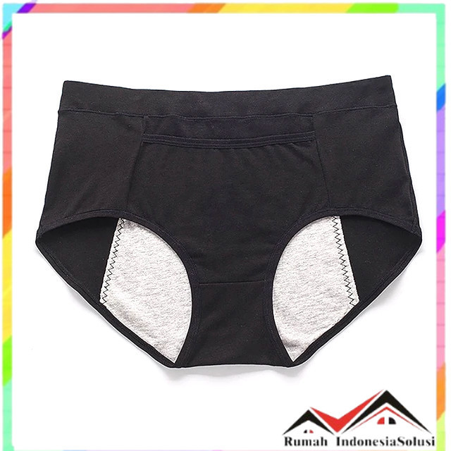 

- Velishy Celana Dalam Wanita Menstrual Panties Leak Proof Breathable - VL8885 -