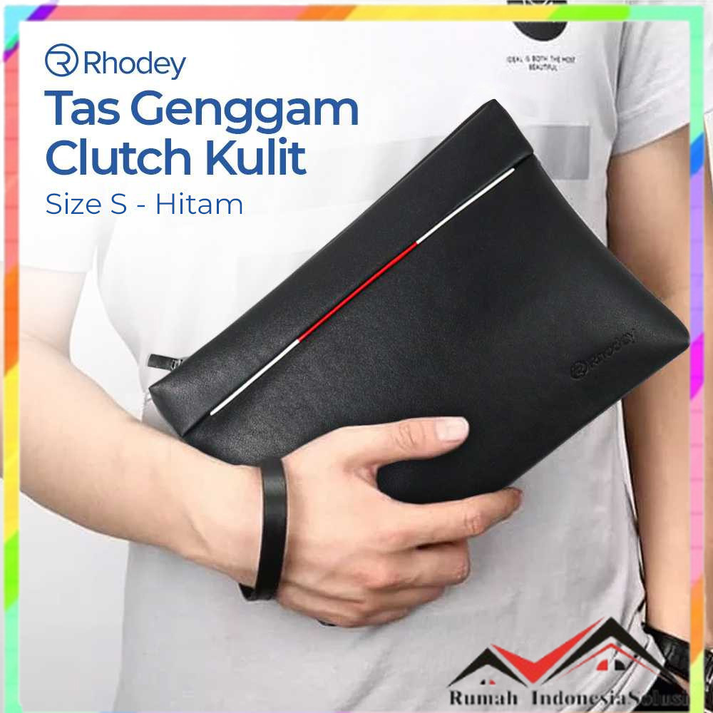 

- Rhodey Tas Genggam Dompet Kulit Clutch Bag Size Small - HB-005 -