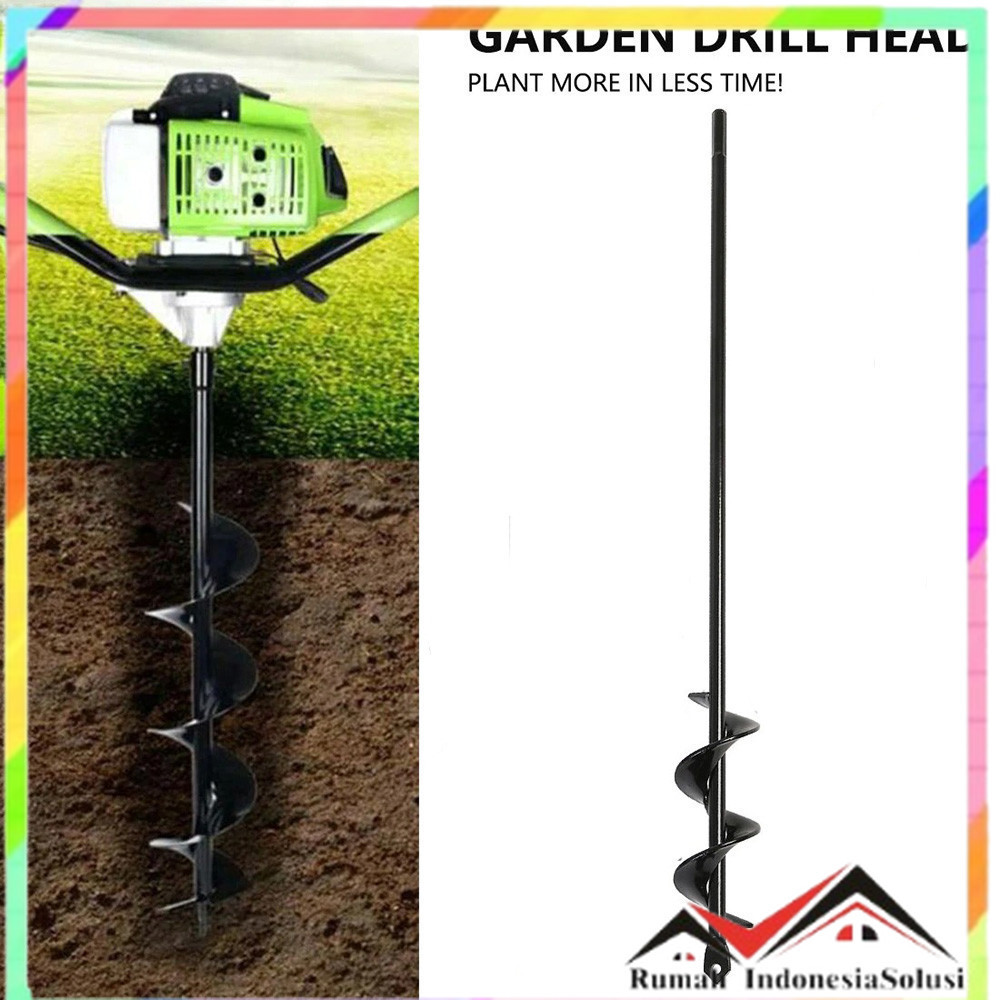 

- MPT Mata Bor Penggali Tanah Auger Spiral Drill Head 4.5x45cm - FG07 -