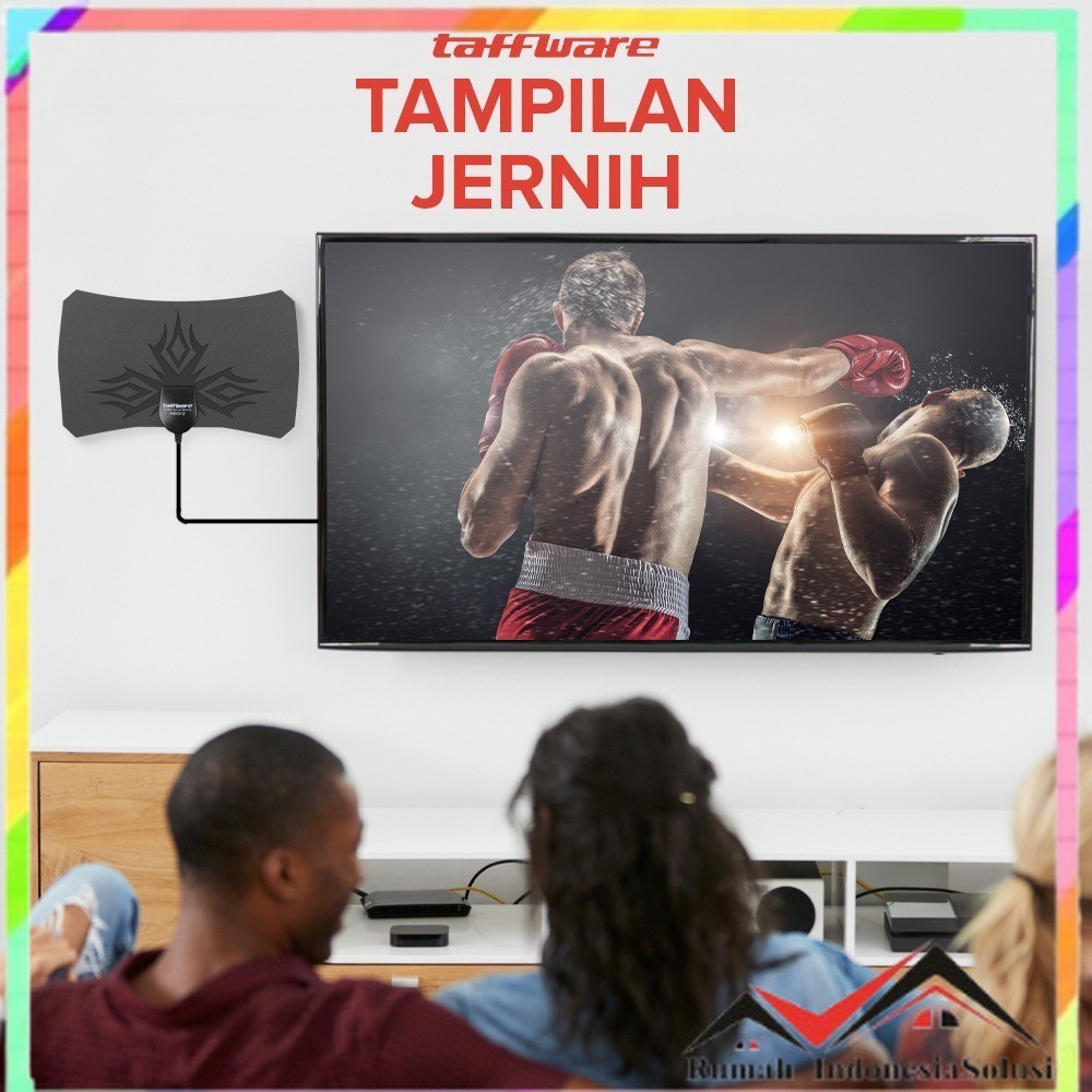 

- Taffware Antena TV Digital Indoor High Gain Antenna DVB-T2 25dB - N0012 -