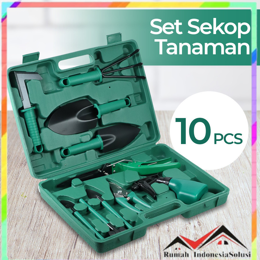 

- EPOCH Set Sekop Tanaman Shovel Spade Gardening Tools 10 PCS - LXY55 -