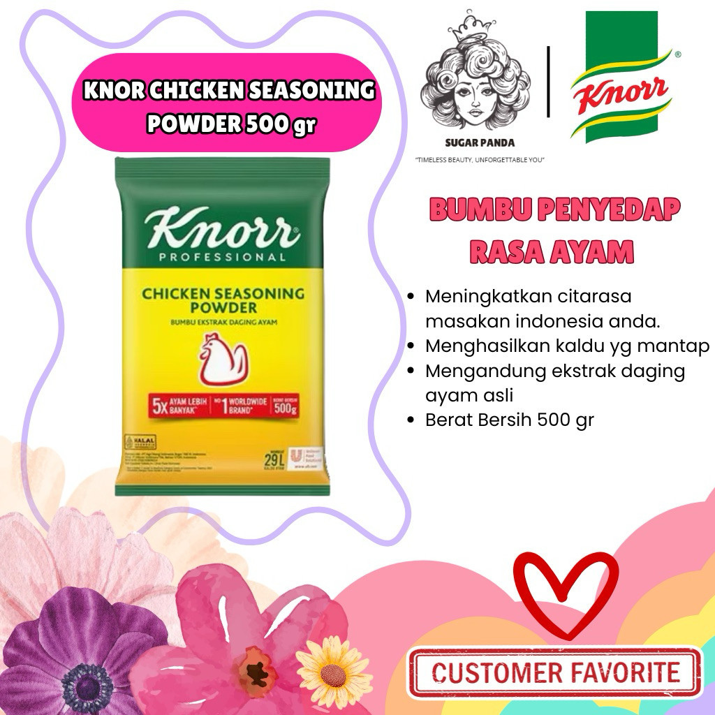 

Knorr Bumbu Rasa Ayam Refill 500 gr