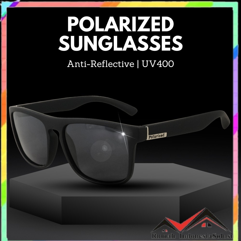 

- Samjune Kacamata Pria Polarized Sunglasses Anti-Reflective UV400 - J-198 -