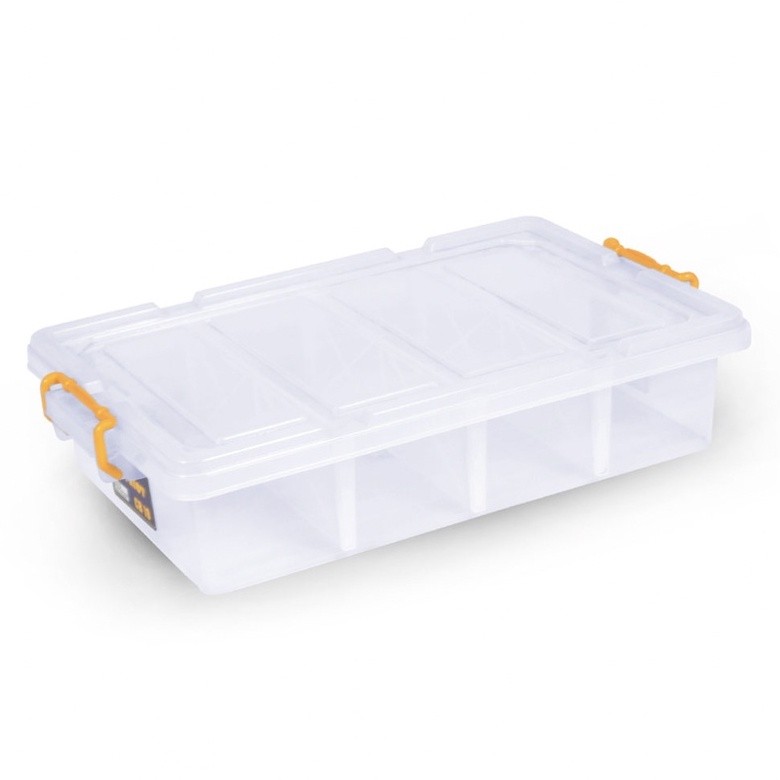 Ablez Shinpo 136 Patriot CB19 Container Box Sekat CB 19 Liter Plastik Sekat Dapat Dilepas Pasang