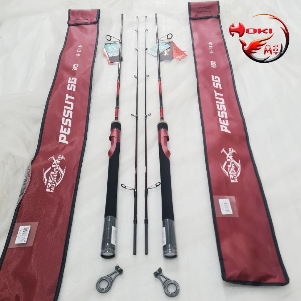 Joran spinning relix pesut SG 180 carbon / joran pancing carbon galatama