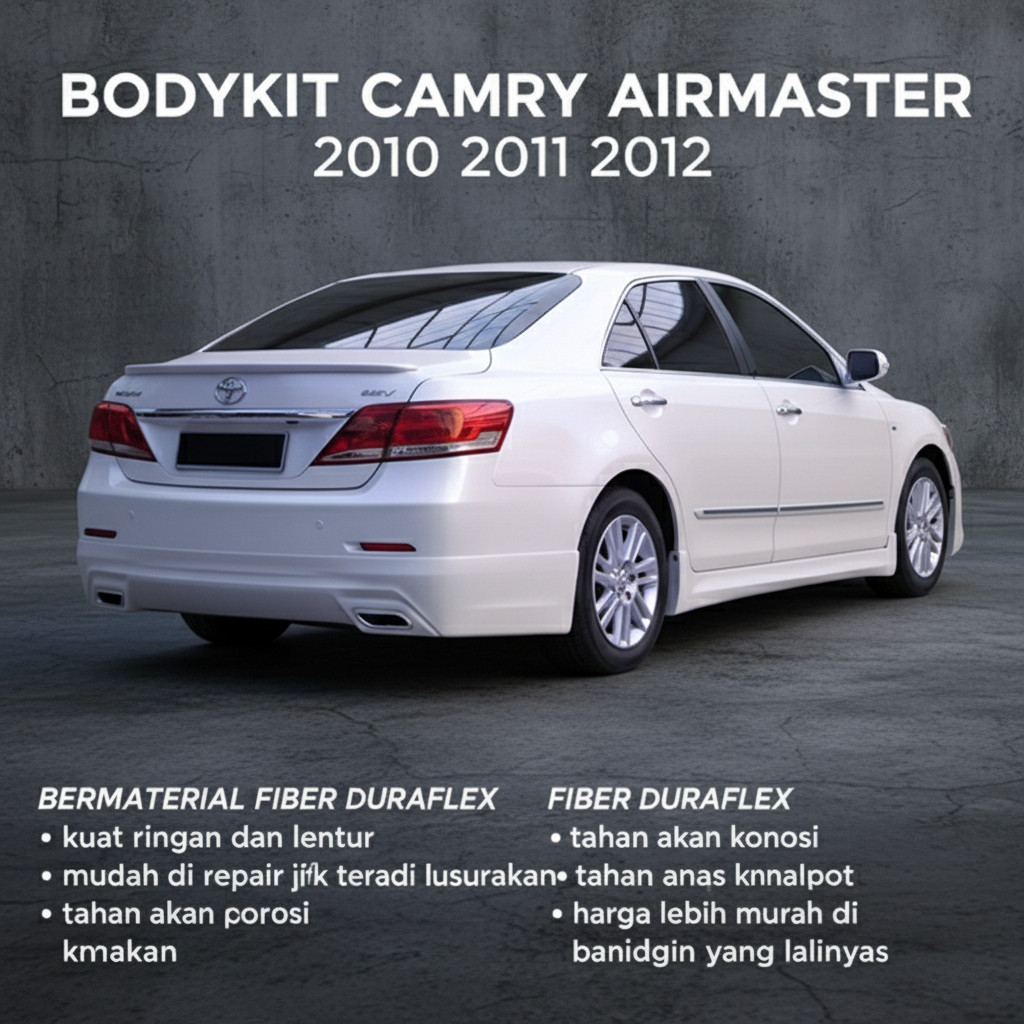 bodykit camry 2010 2011 2012 body kit toyota camry AIRMASTER