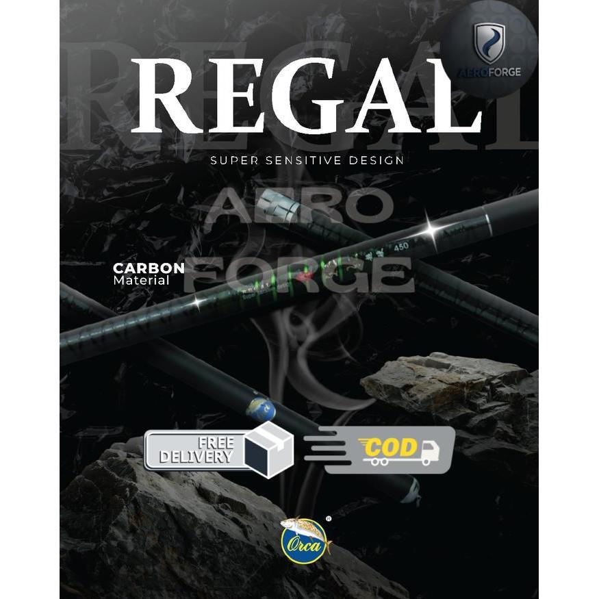 Joran Tegek Orca Regal 360 450 540 Bahan Carbon - 360