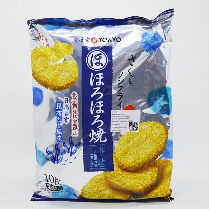 KINGODO HORO HORO SALT RICE CRACKERS 132 G