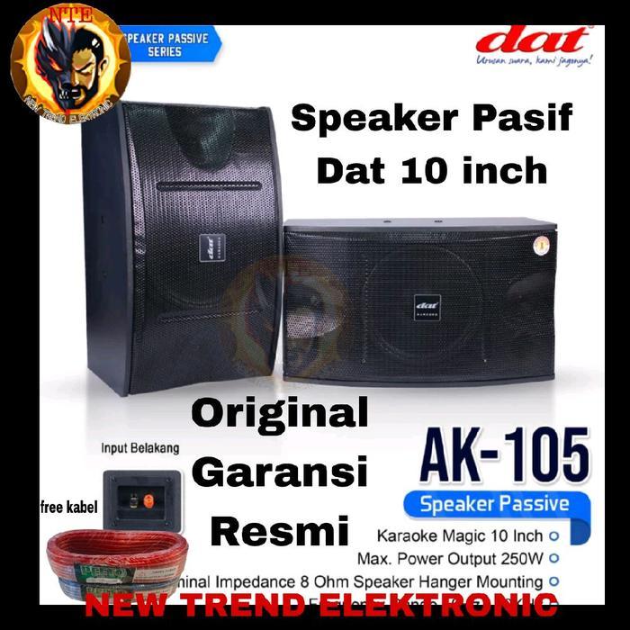 Speaker Pasif Dat Ak105 Original Garansi Resmi Ak 105 10inch
