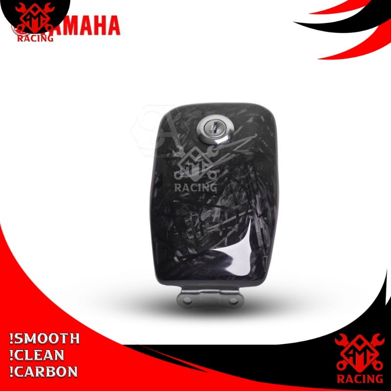 CARBON KEVLAR - TUTUP TANGKI RX KING VARIASI CARBON FORGED 3K
