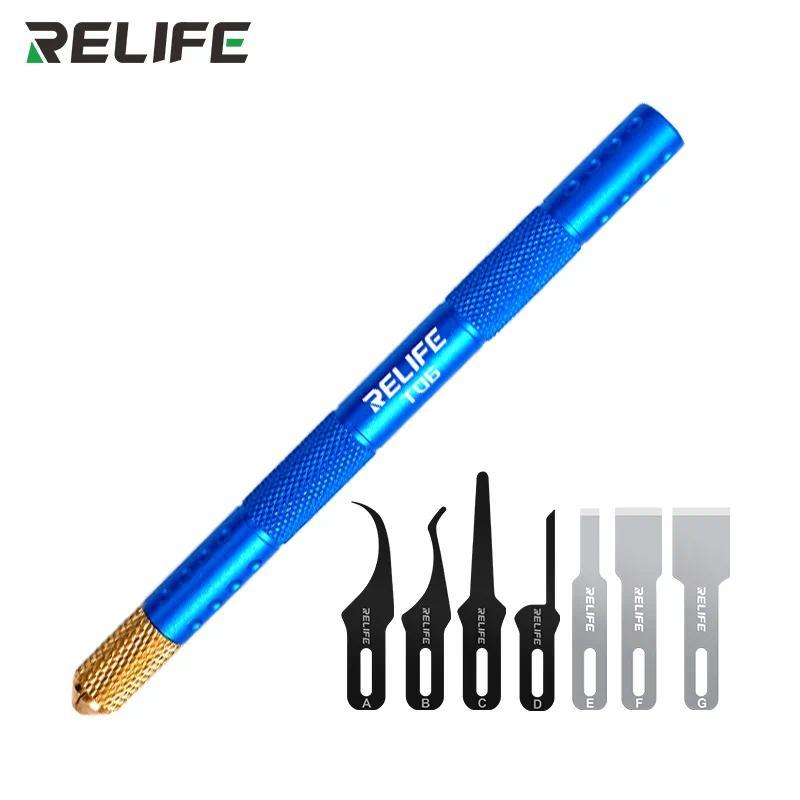 Set Pisau Multifungsi| Pisau Ultra Tipis yang Dipoles dengan Tangan untuk Menghilangkan Lem pada Mot