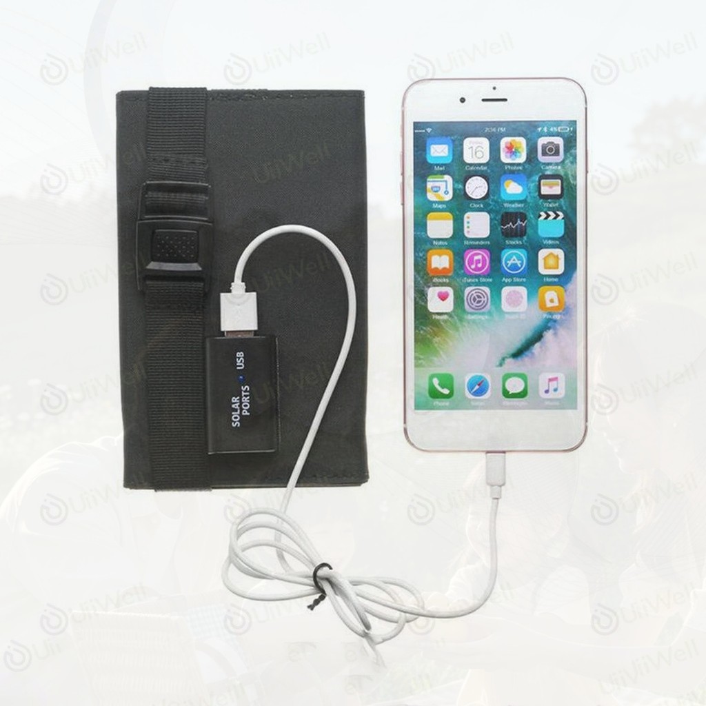 Solar panel portable lipat charger hp tenaga surya solusi darurat saat mati lampu