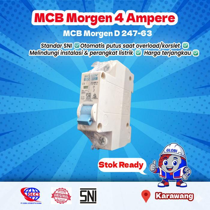 MCB Morgen 4A SNI – Pengaman Listrik Praktis