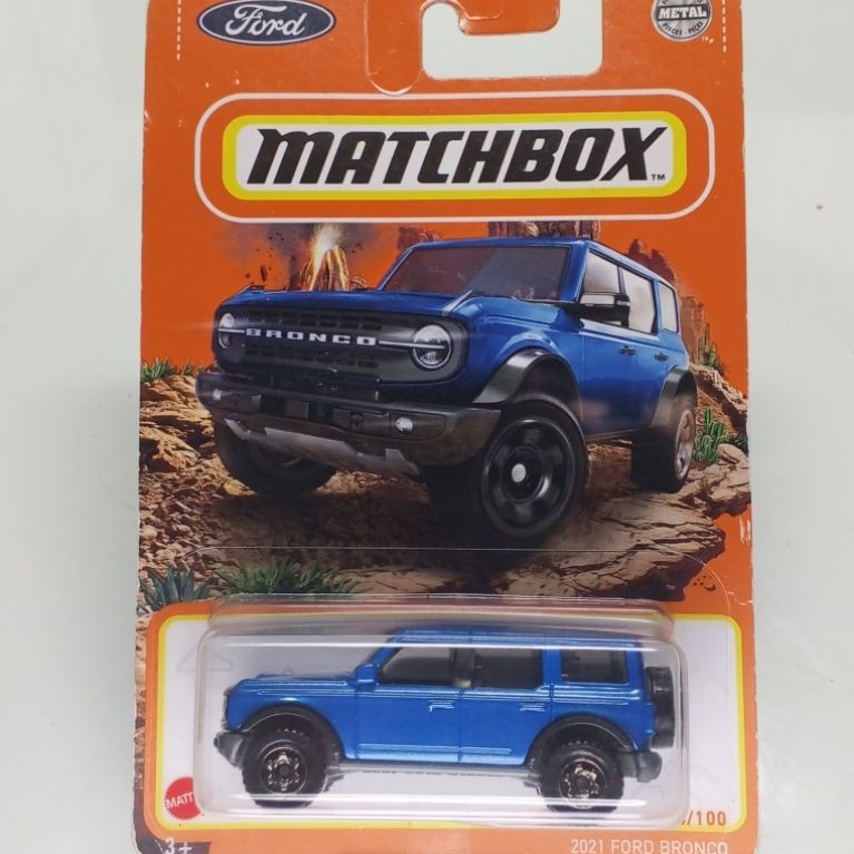 matchbox 2021 ford bronco blue