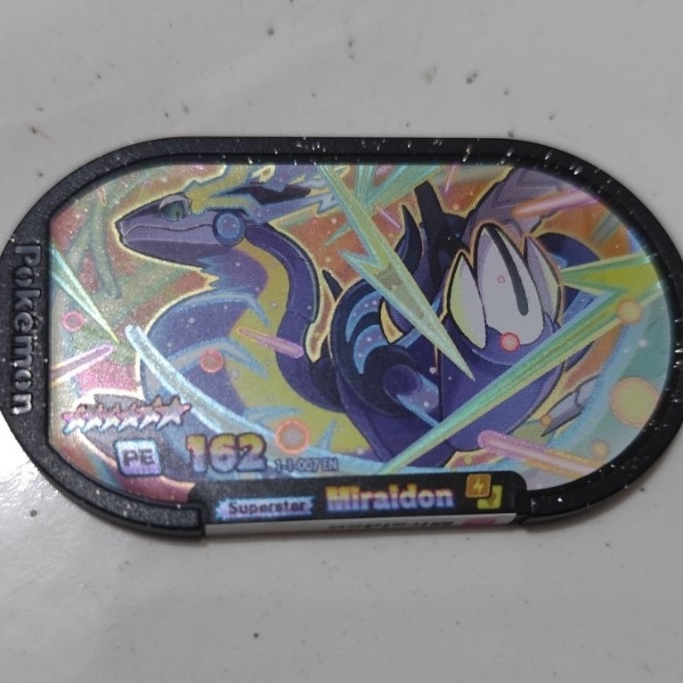 Mezastar Mezatag Pokémon Miraidon 6 star Indonesia