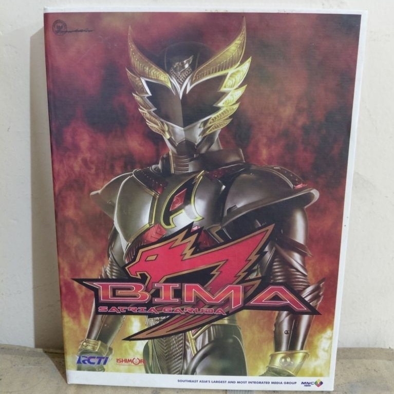 dvd/vcd box bima satria garuda x azazel tokusatsu indonesia superhero