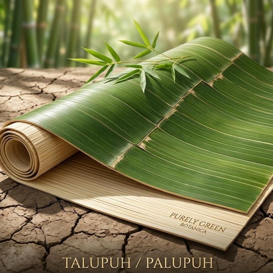 Talupuh atau Palupuh Bambu Gombong Hijau (Lebar 25-35 cm)