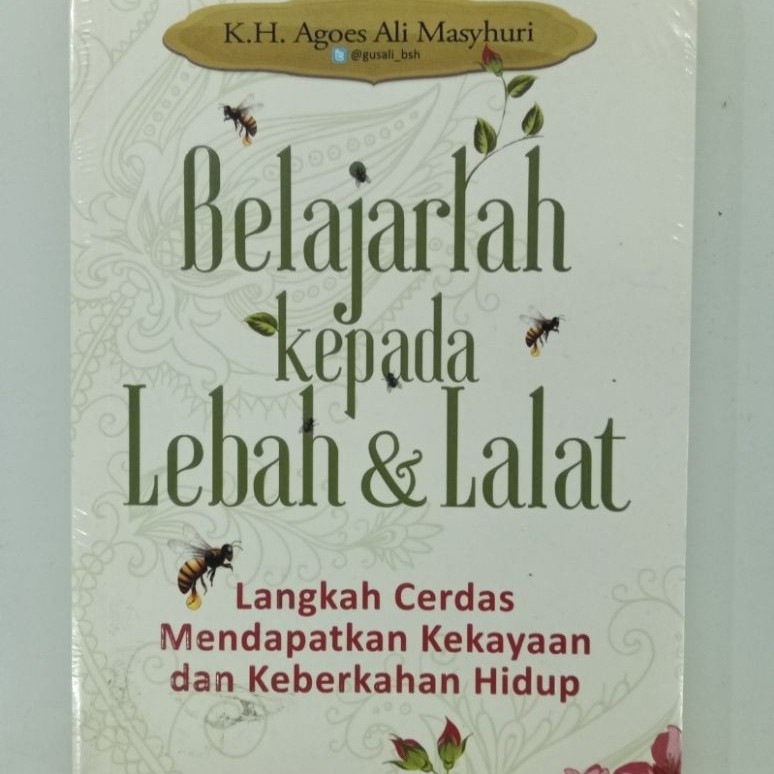 Buku Belajarlah Kepada Lebah dan Lalat Langkah Cerdas Mendapatkan Kekayaan dan Keberkahan Hidup