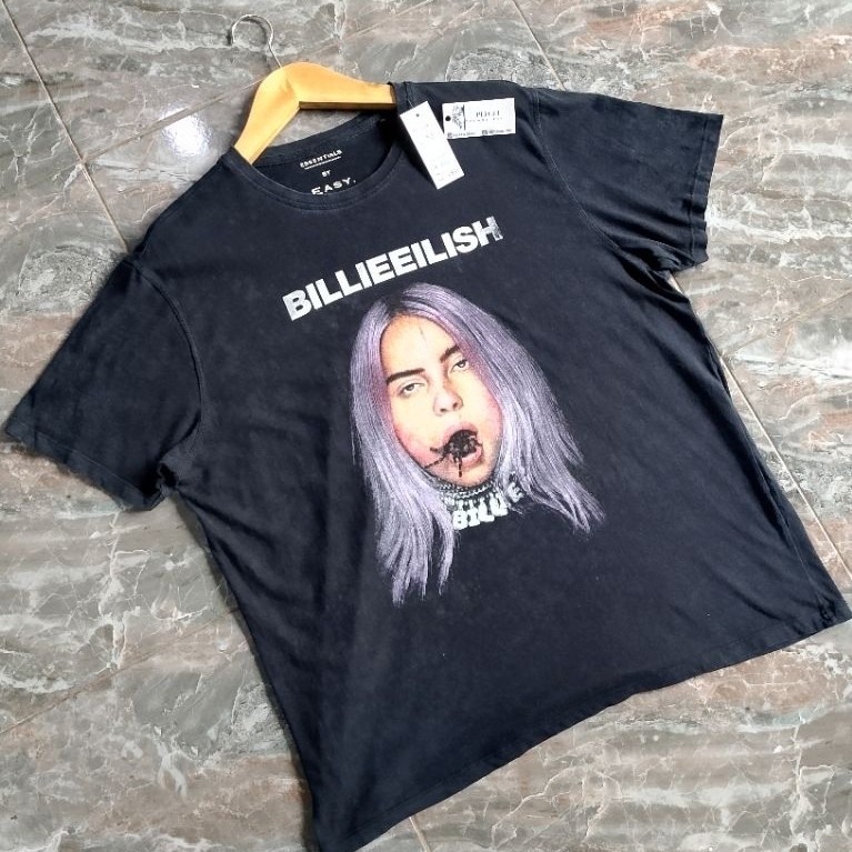 Kaos Band BILLIEEILISH/T-shirt Musik Vintage/Kaos Brand Essentials/Colaboration/official band Musik/