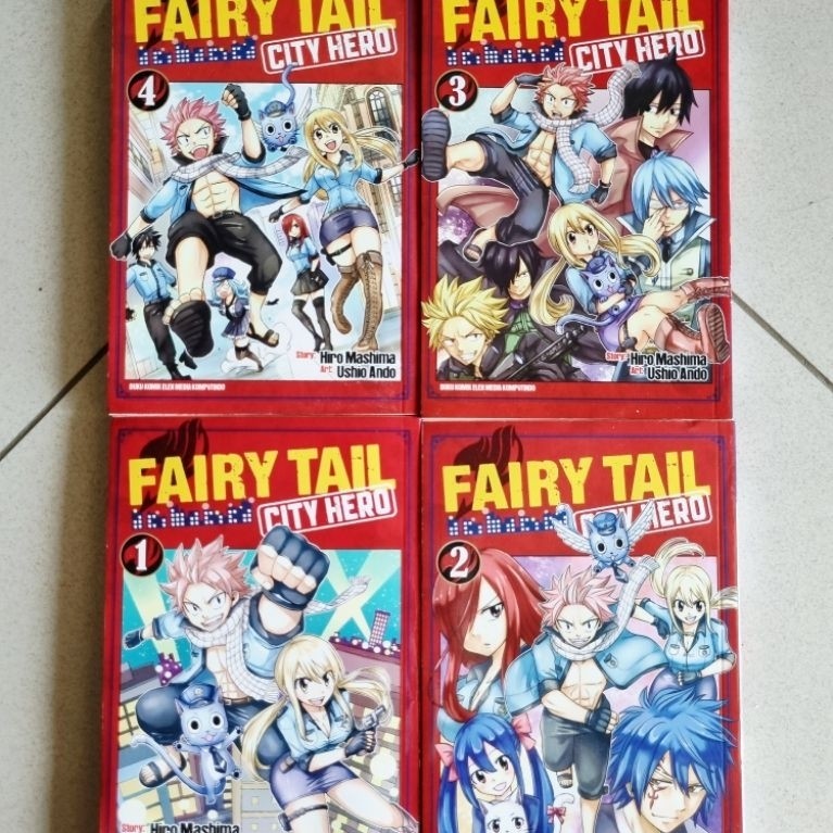 komik fairy tail city hero set 1-4