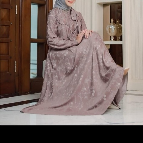 Maelis midi dress gamis alfasa