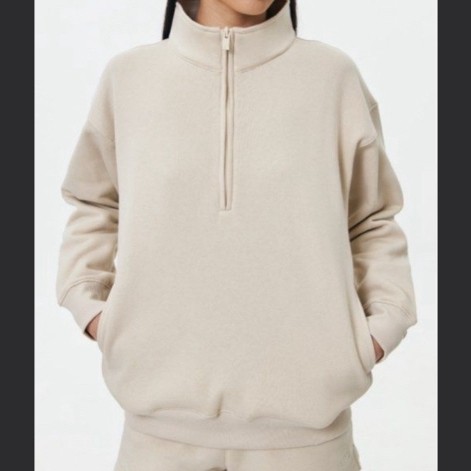 SWEATFLEECE HALF-ZIP SWEATSHIRT BY ARUS THE BRAND