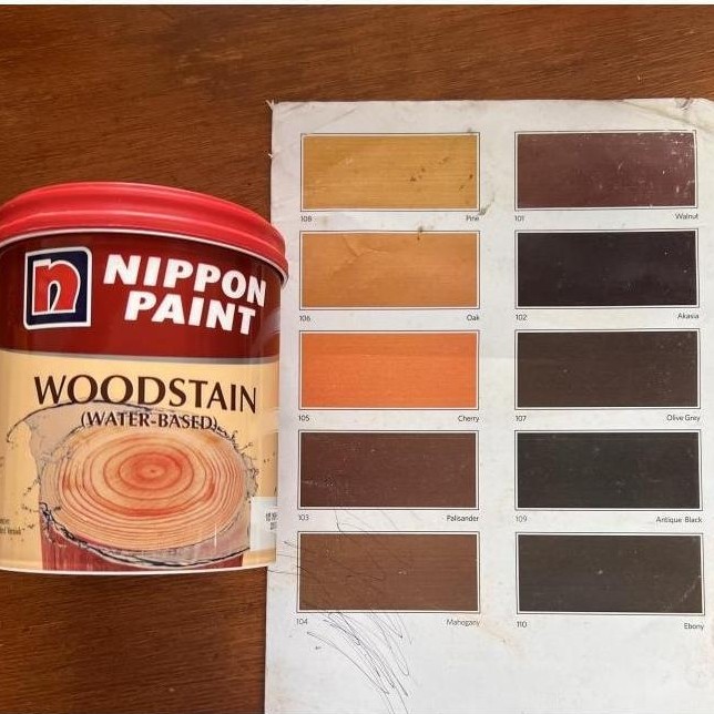 Nippon Woodstain Waterbased Cat/ Plitur Kayu