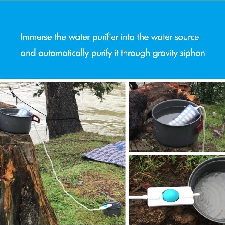 Water Filter Ceramic Membrane Purifier Outdoor Water Filter Portable Water Purifier Camping