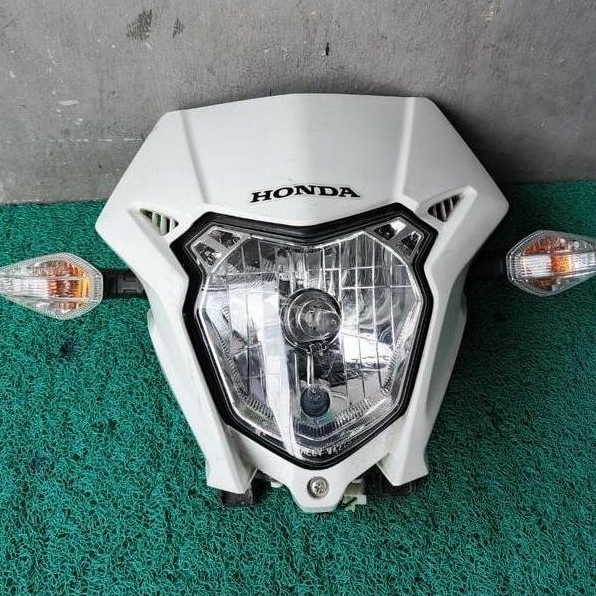 Headlamp CRF Ori Warna Putih Lampu Depan Honda CRF 150 L Orinal