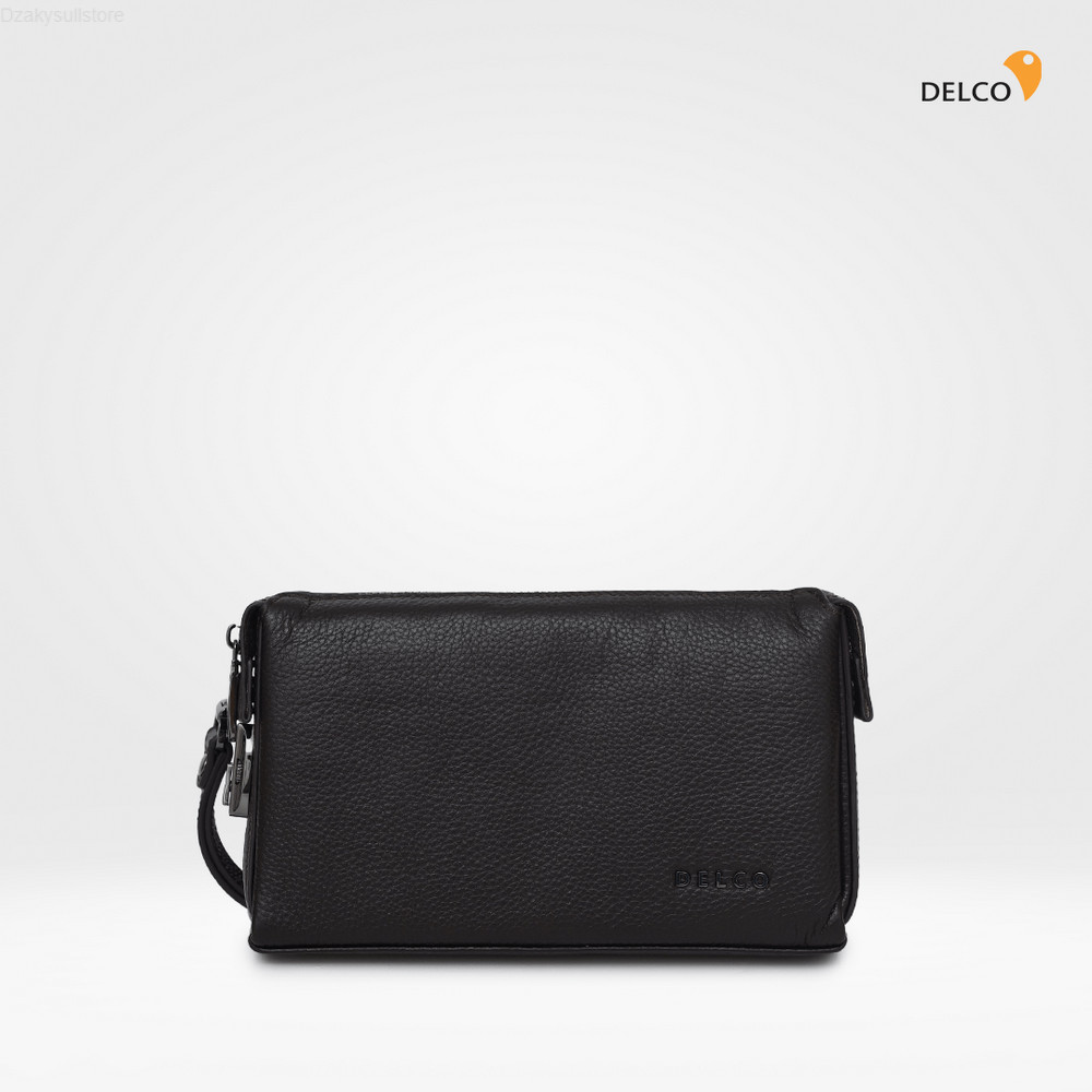 Tas Delco Genuine Leather Clutch Pria 0720-0539