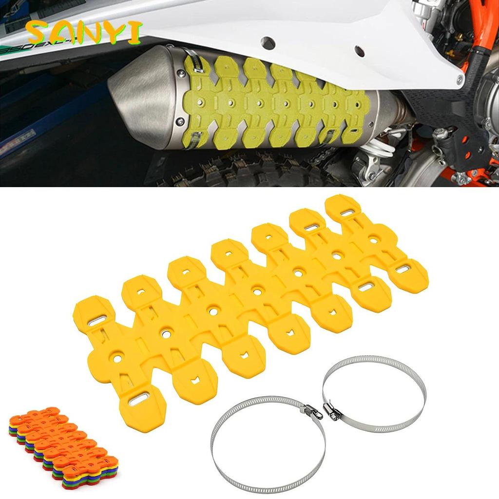 For Suzuki DRZ RMZ 400 RM DR Kawasaki KX KXF KLX 125 250 300 350 450 Exhaust Muffler Silencer Protec