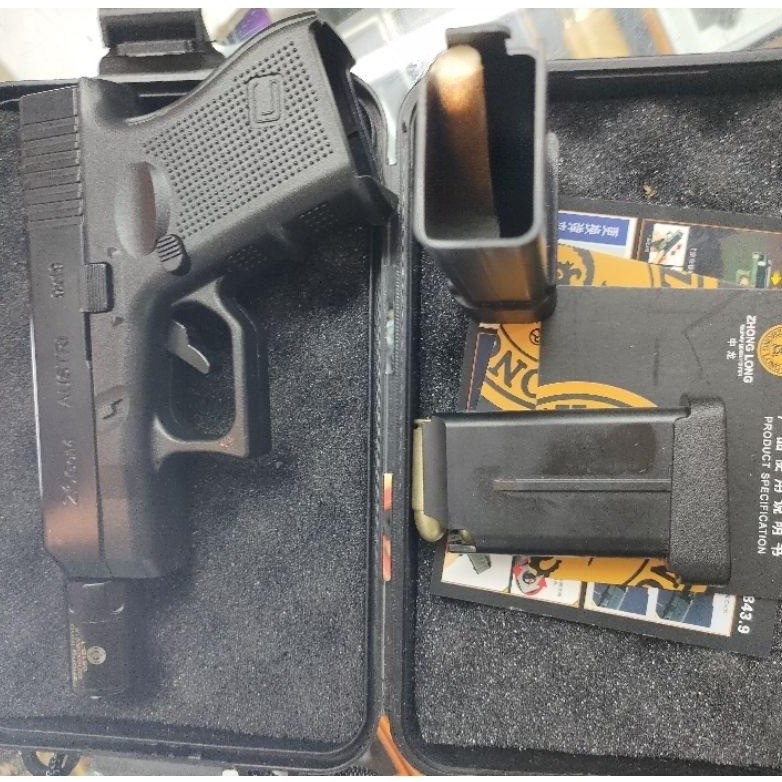 KOREK API gas PISTOL PEREDAM bisa kokang dan tempat penyimpanan