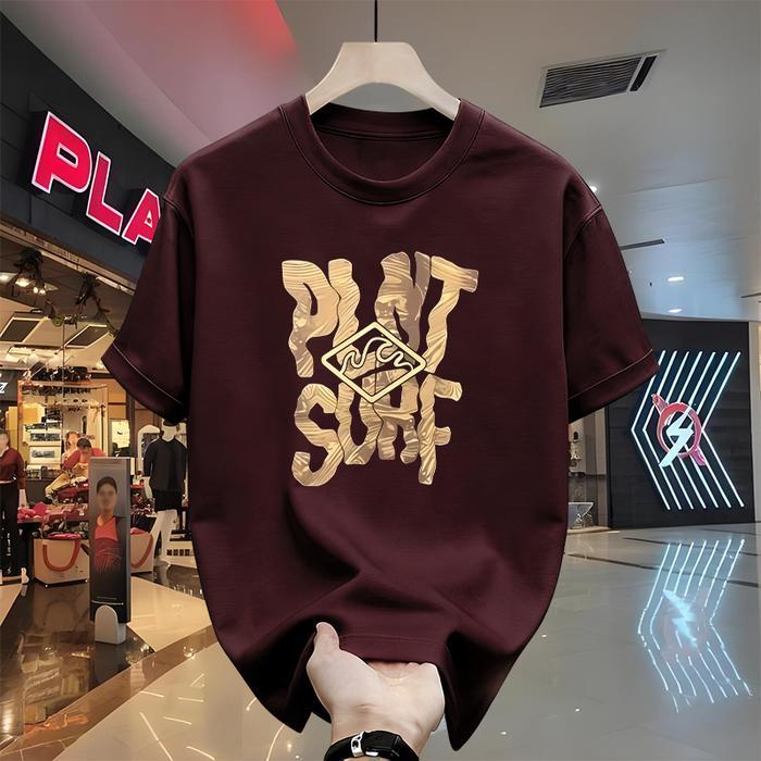 Kaos Planet Surf Pria Cotton – T-Shirt Lengan Pendek Logo Retro Surf – Baju Cowok Daily Wear distro 