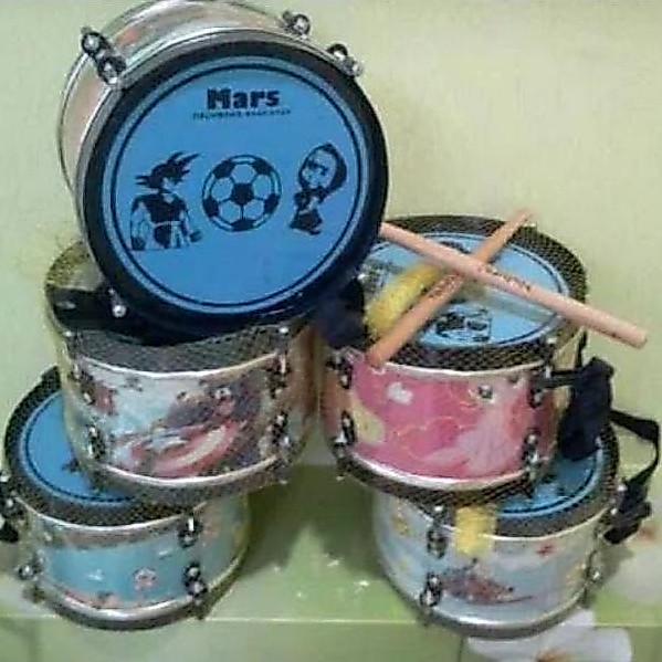 OBRAL LEBAY....MAINAN ANAK2 "DRUM BAND" JUMBO DAN SEDANG,,LAPISAN BESI TIPIS KOKOH MURAH