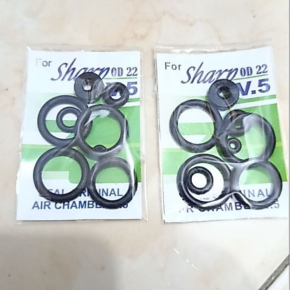 Seal Set V5 OD22 - Double Seal, Kompatibel Sharp, Isi 8 Pcs